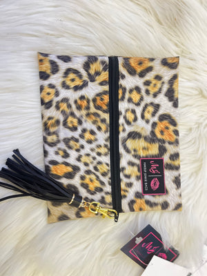 Small Wild Print Makeup Junkie Bag