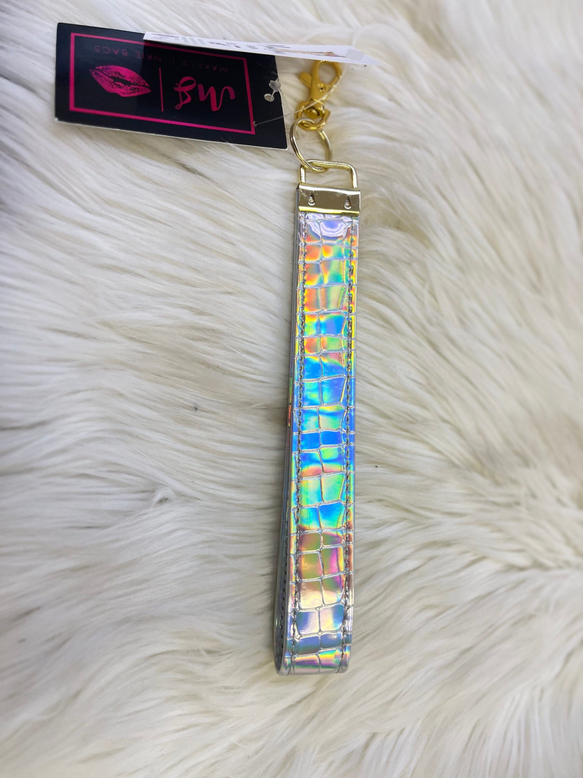 Makeup Junkie Holograpic Gator Wriststrap