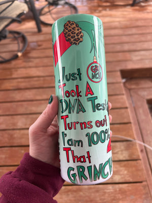 I Tried Grinch, Check Boxes Tumbler