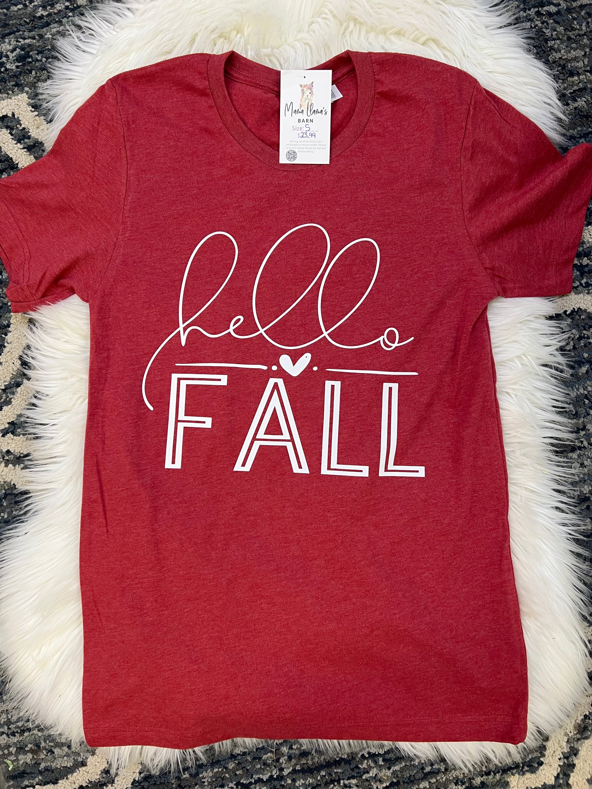 Hello Fall - Red